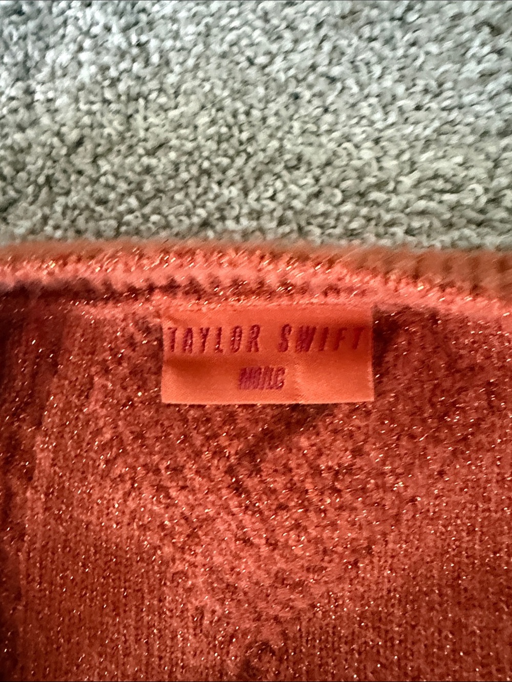 Taylor Swift - Life of a Showgirl Cardigan Sweater - Orange - Picture 2 of 4